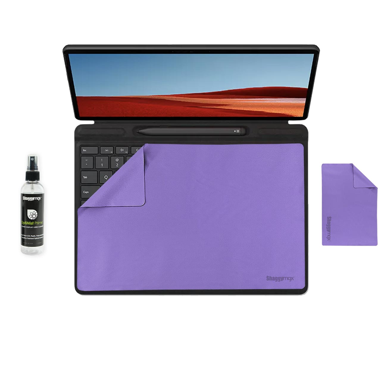 Custom Tablet Microfiber Wipe Protection & Cleaning Kit UnderWare Pac