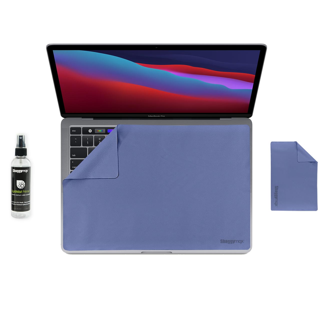 13" MacBook Pro Laptop Screen Protector Keyboard Cover & Cleaning Kit UnderWare Pac