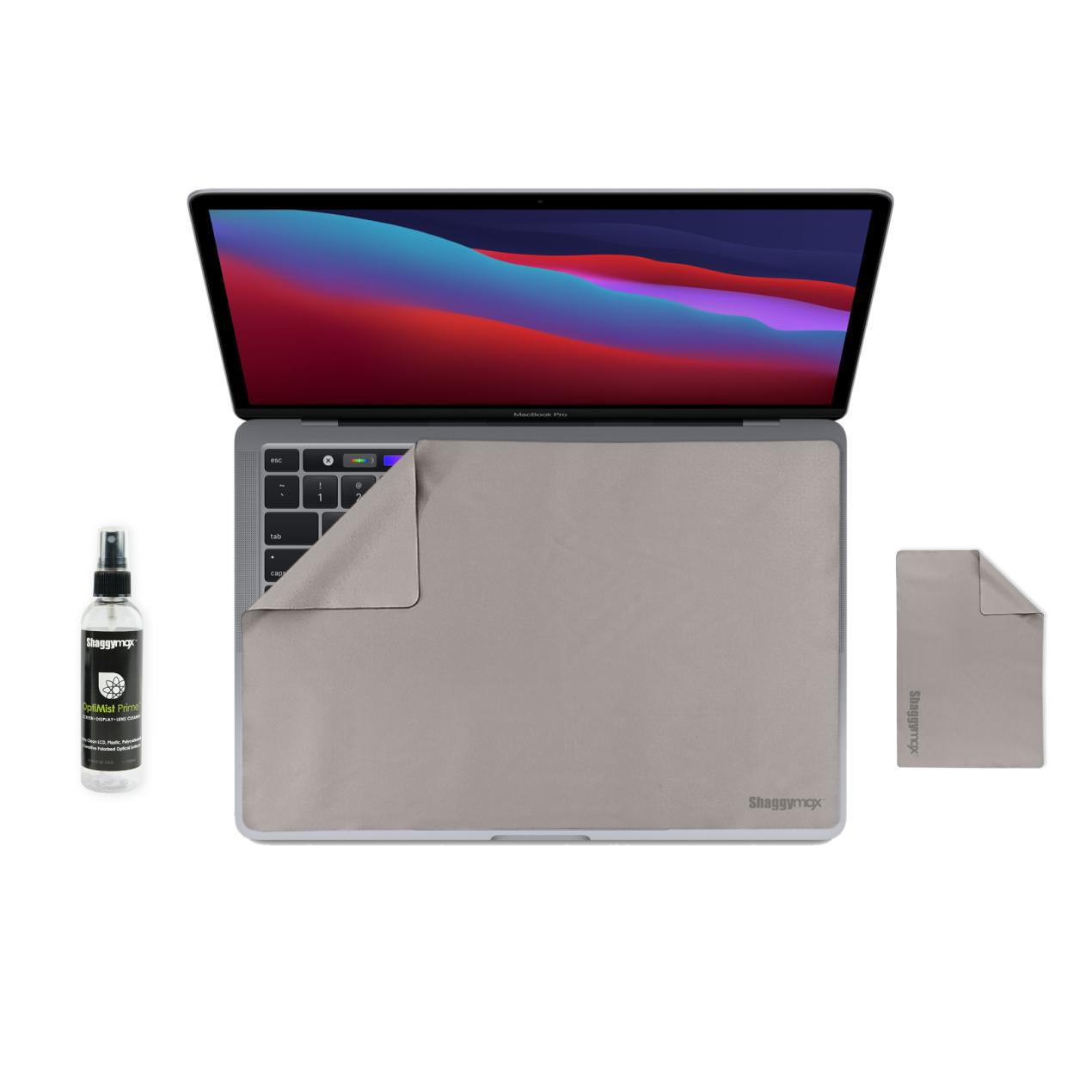 13" MacBook Pro Laptop Screen Protector Keyboard Cover & Cleaning Kit UnderWare Pac