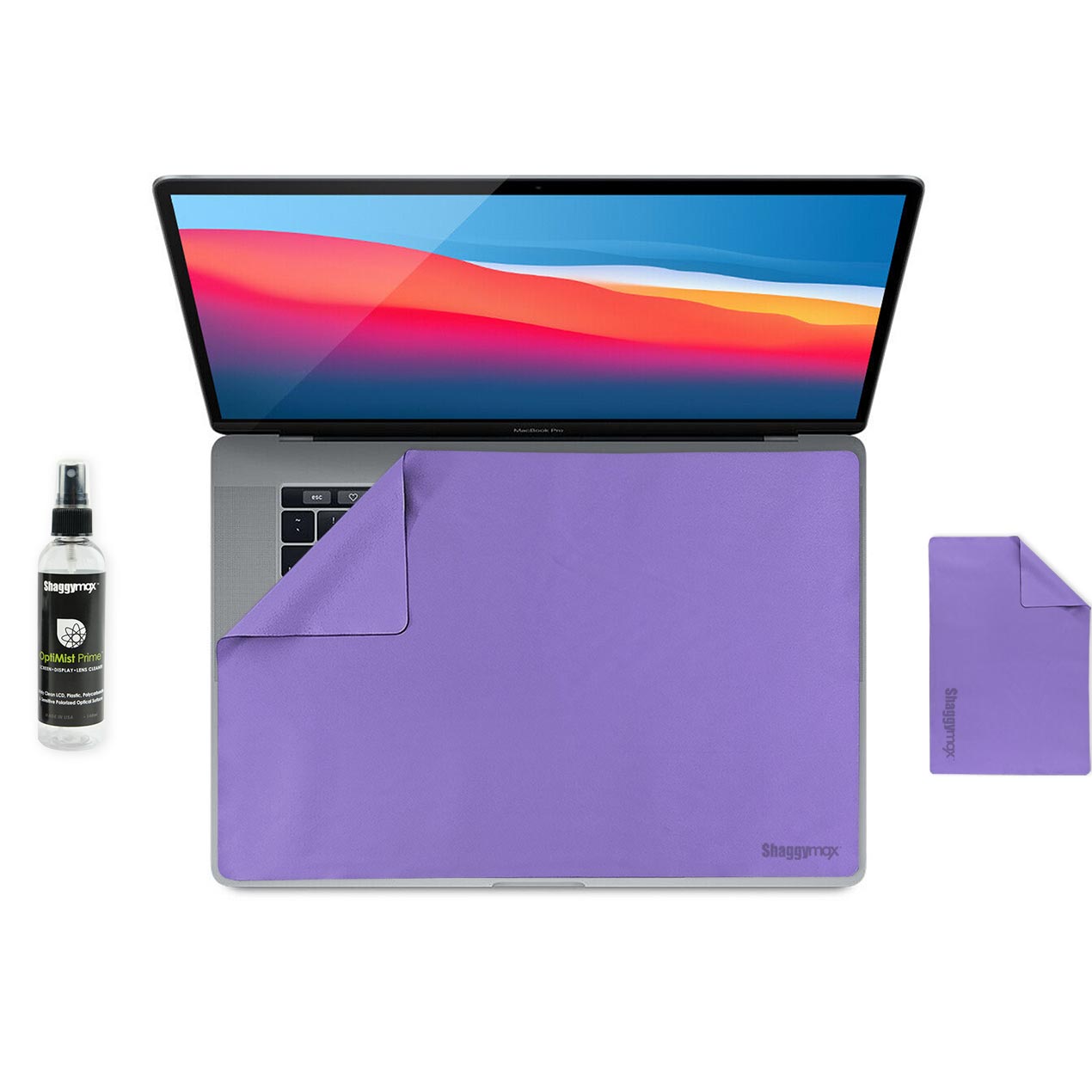 15" MacBook Pro Screen Protector Keyboard Cover & Cleaning Kit UnderWare Pac - ShaggyMax