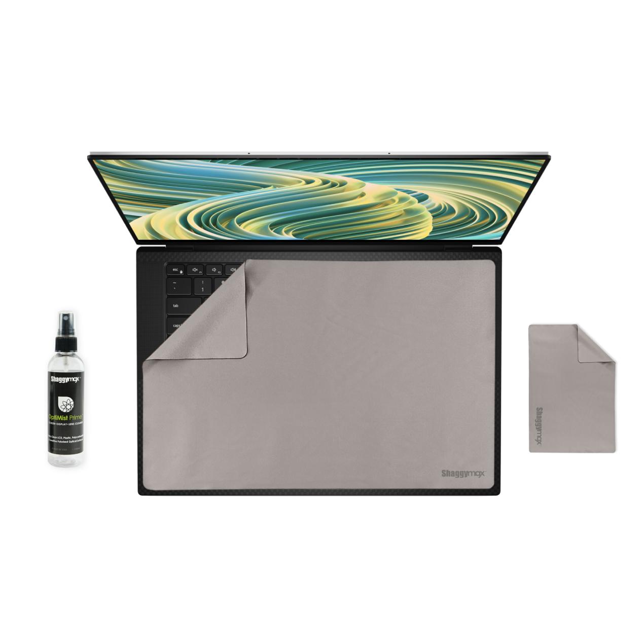 15.6" Laptop Screen Protector Keyboard Cover Cleaner Kit UnderWare Pac