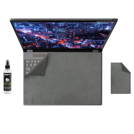 16" Thinkpad P16 Turbo Pac Screen Protector Keyboard Cover & Cleaning Kit Microfiber - ShaggyMax