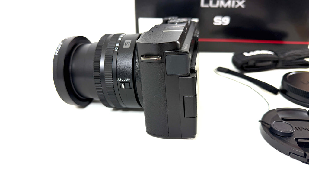 Panasonic Lumix S9 18-40mm f/4.5-6.3 Bundle Black w/Grip Screen Protector UV Filter Cleaning Kit