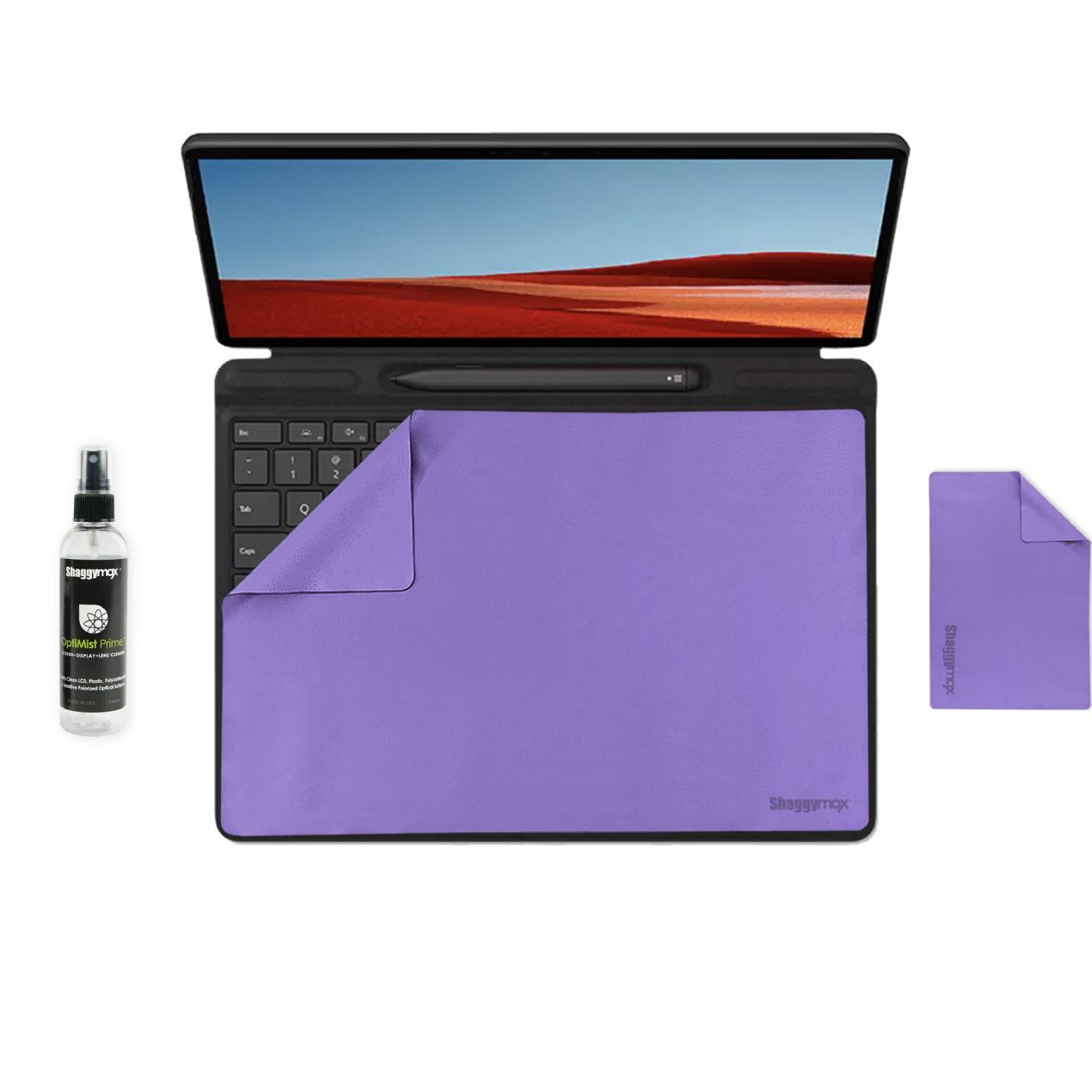 Custom Tablet UnderWare Pac, Microfiber Wipe Protection & Cleaning Kit