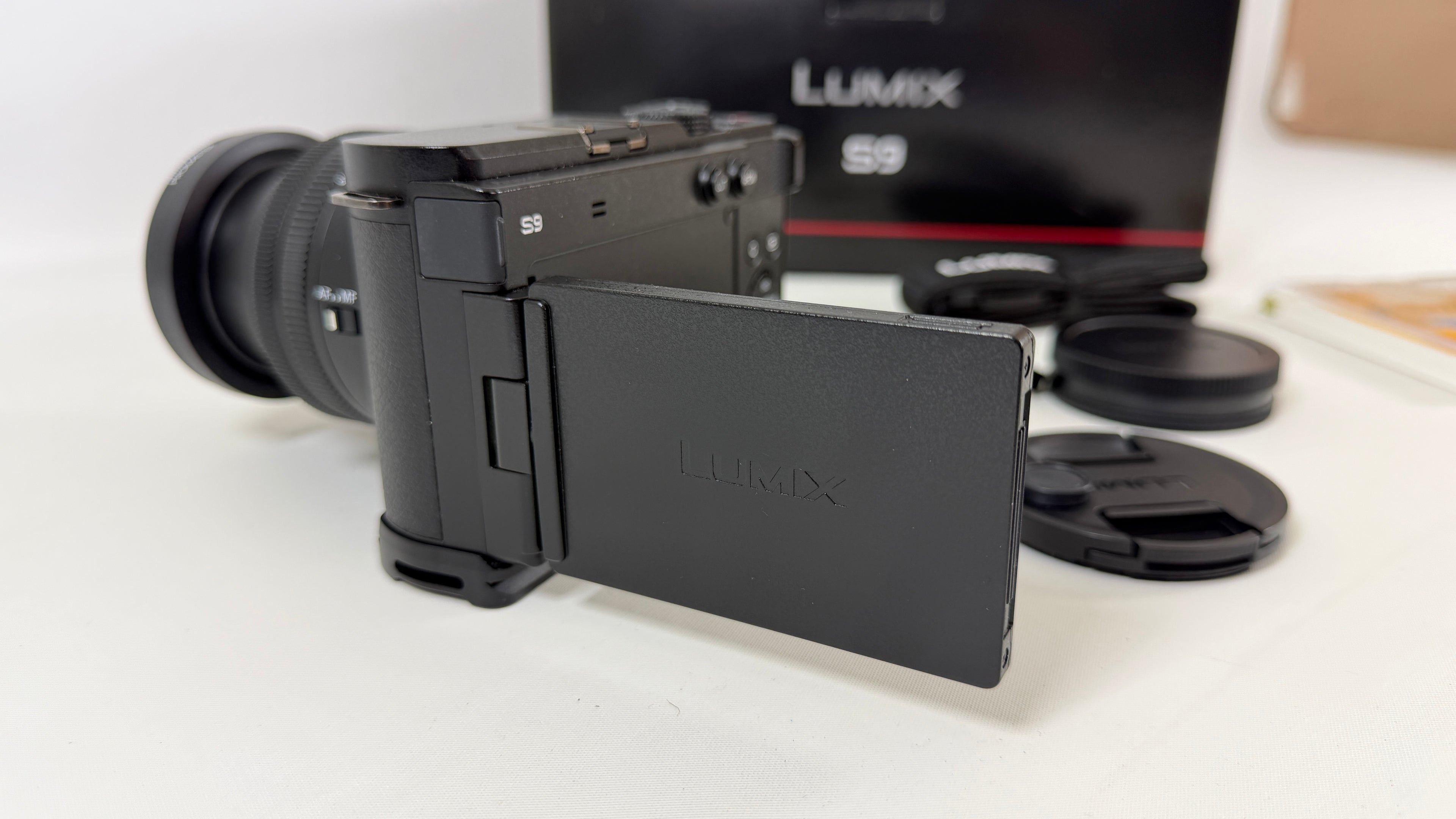 Panasonic Lumix S9 18-40mm f/4.5-6.3 Bundle Black w/Grip Screen Protector UV Filter Cleaning Kit