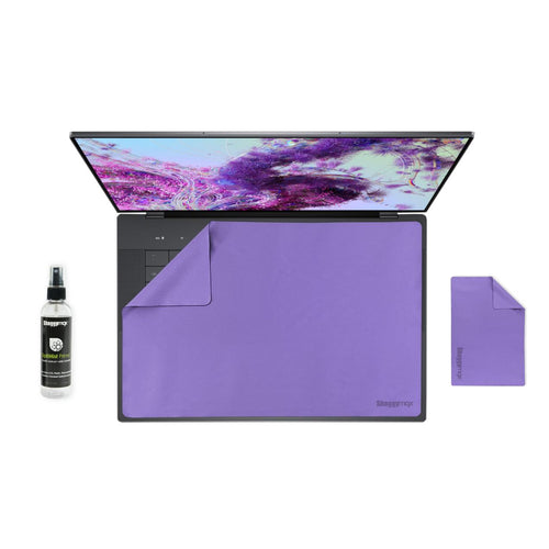 16" Laptop Screen Protector Keyboard Cover Microfiber & Cleaning Kit UnderWare Pac