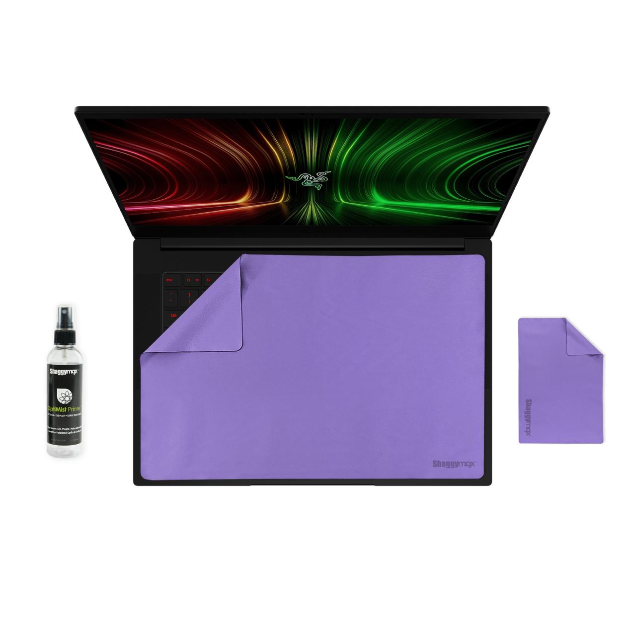 14" Laptop Screen Protector Keyboard Cover Microfiber & Cleaning Kit UnderWare Pac