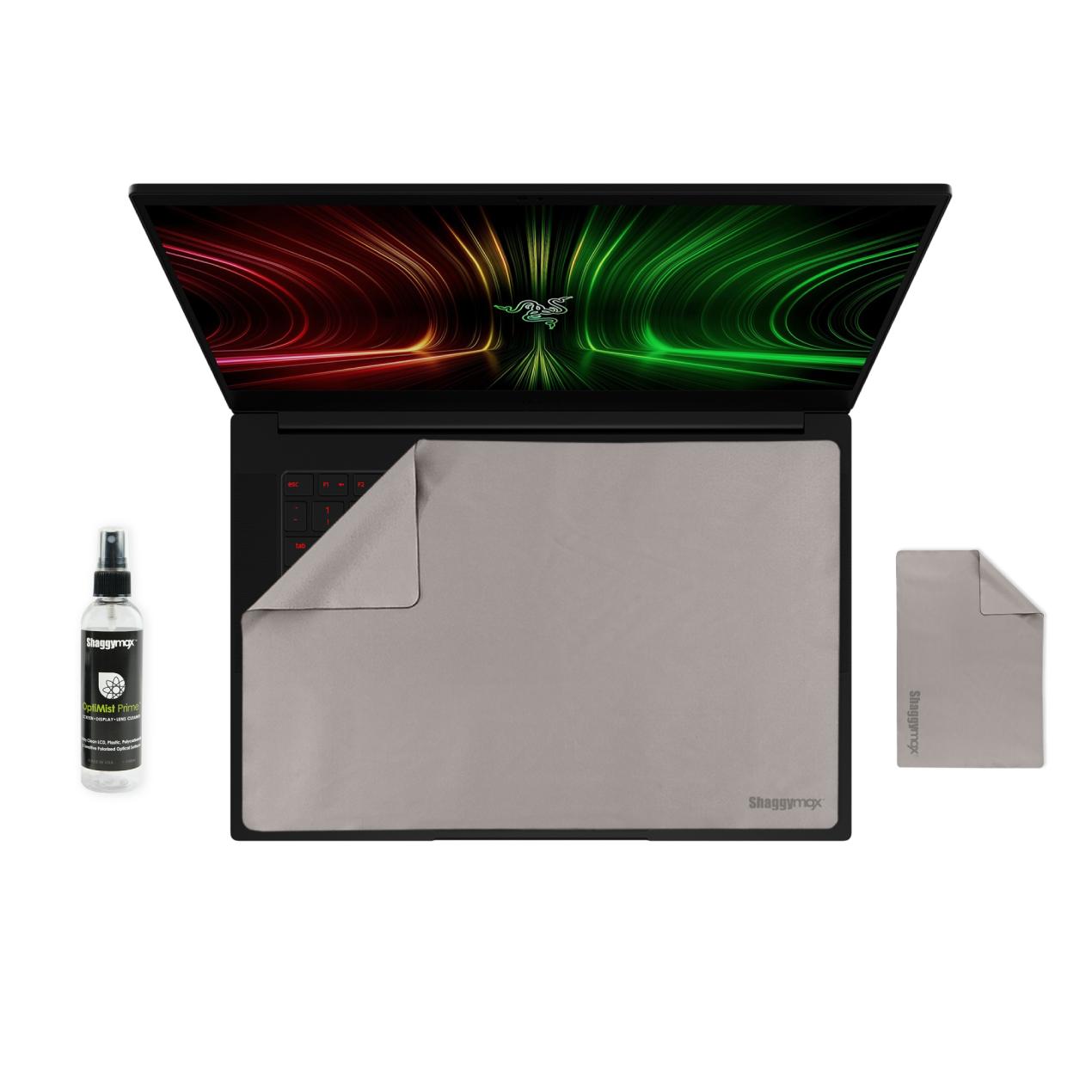 14" Laptop Screen Protector Keyboard Cover Microfiber & Cleaning Kit UnderWare Pac