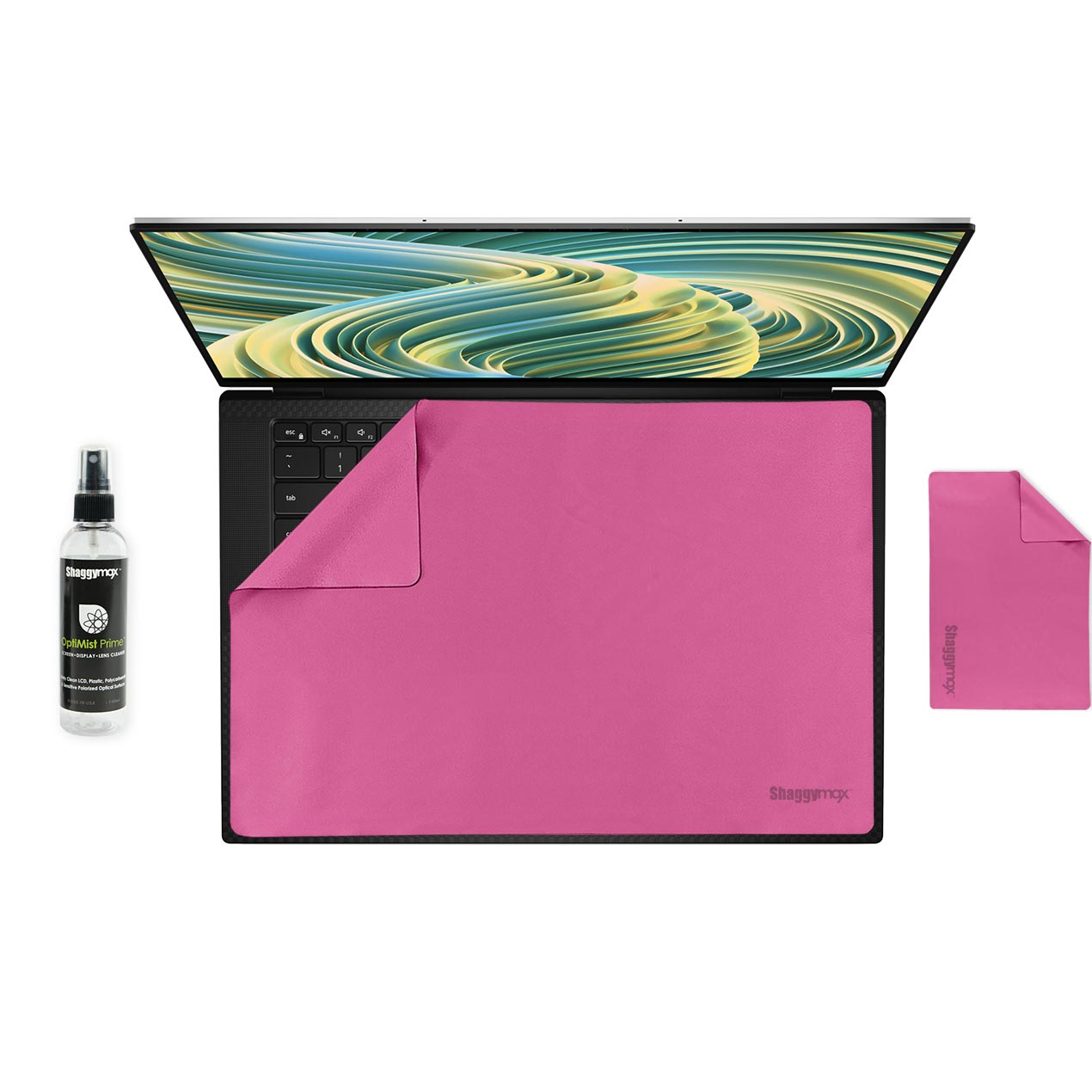 Dell XPS 15 Laptop Screen Protector Keyboard Cover Cleaner Kit UnderWare Pac - ShaggyMax