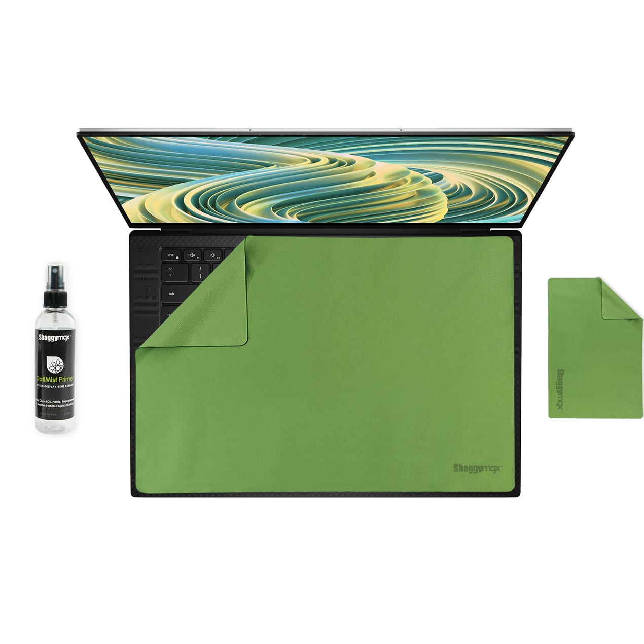 Dell XPS 15 Laptop Screen Protector Keyboard Cover Cleaner Kit UnderWare Pac - ShaggyMax