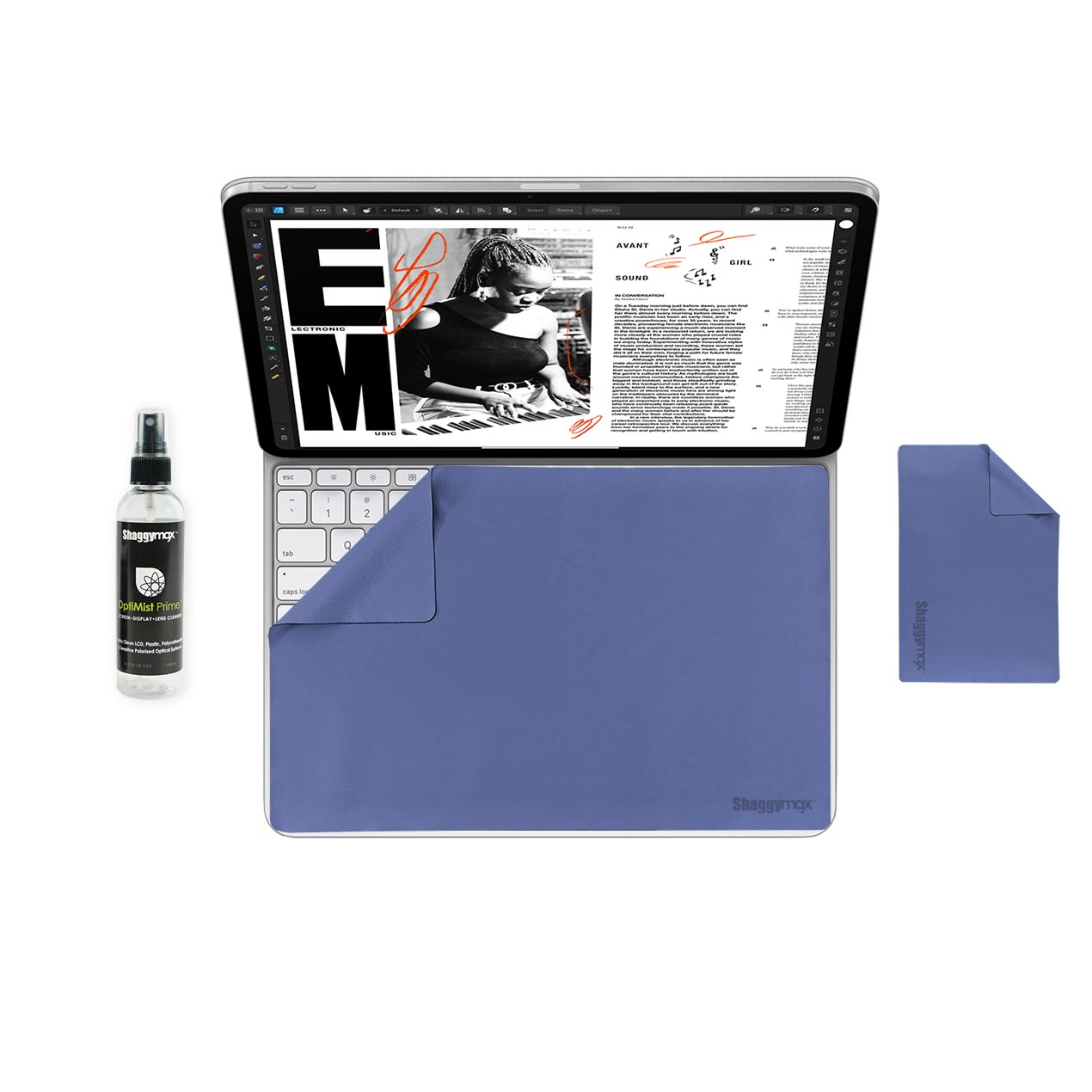 iPad Air 11" Microfiber UnderWare Pac Cleaning Kit - ShaggyMax