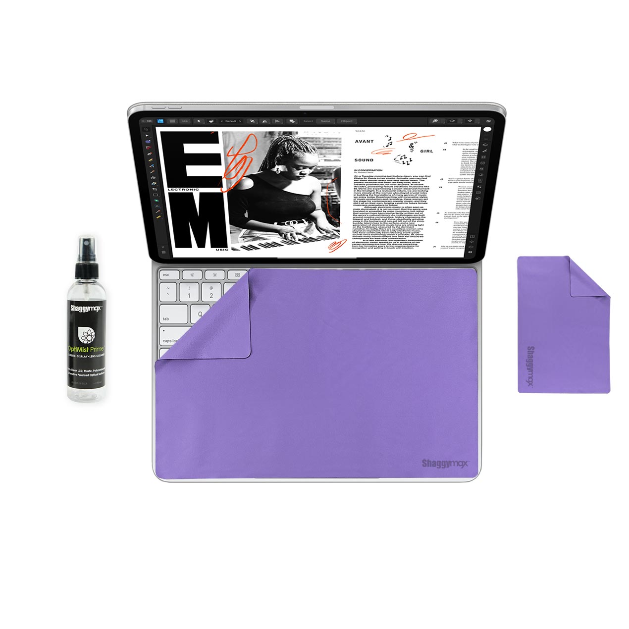 iPad Air 11" Microfiber UnderWare Pac Cleaning Kit - ShaggyMax