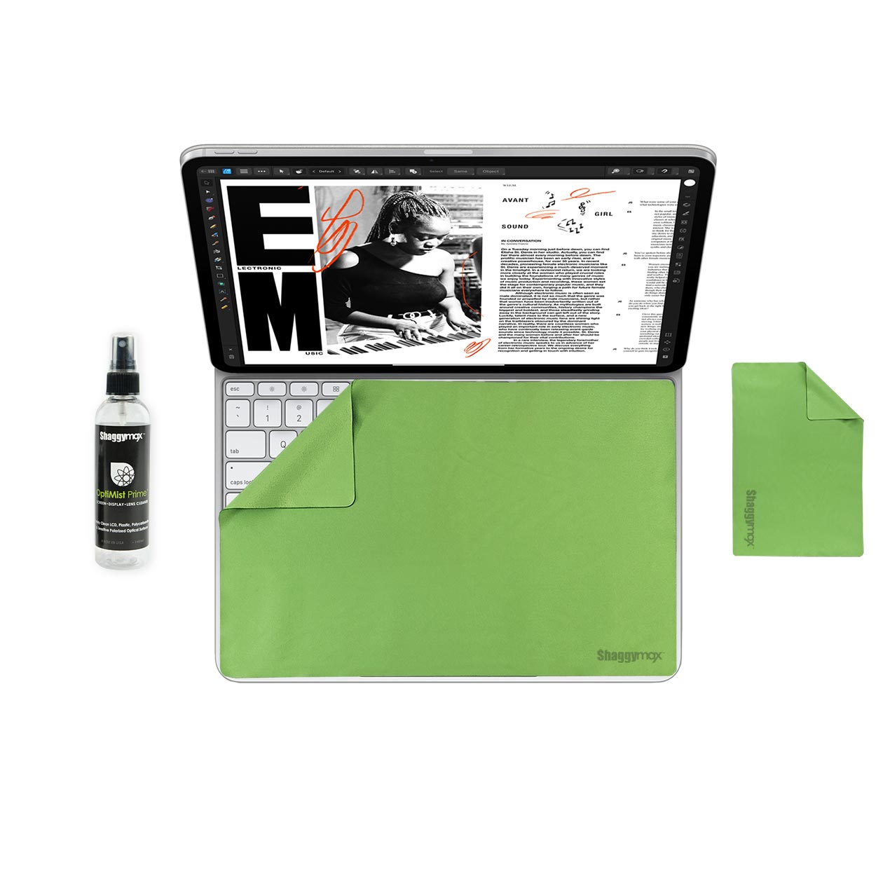 iPad Air 11" Microfiber UnderWare Pac Cleaning Kit - ShaggyMax