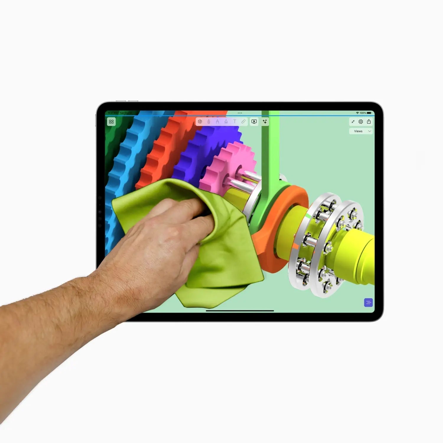 XL UnderWare Optical Microfiber Polishing Cloth - ShaggyMax