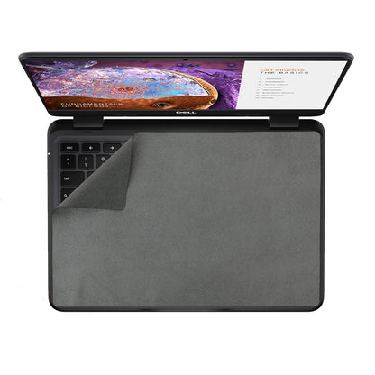 11" TurboSuede Laptop Screen Protector, Keyboard Cover Cloth, Microfiber Wipe 3-in-1 - ShaggyMax