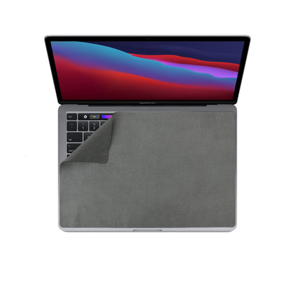13-inch MacBook Pro M3 M2 TurboSuede Laptop Screen Protector, Keyboard Cover, Microfiber Wipe 3-in-1 - ShaggyMax