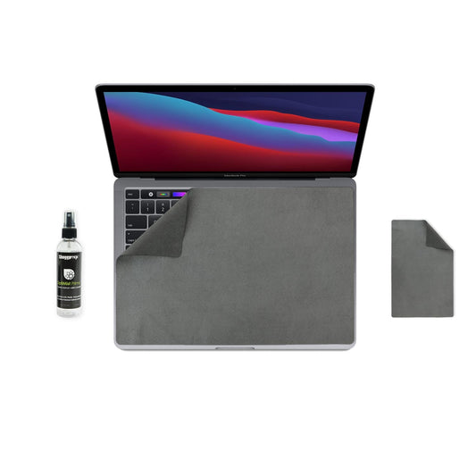 13" MacBook Pro M2 Turbo Pac Laptop Screen Protector Keyboard Cover & Cleaning Kit - ShaggyMax
