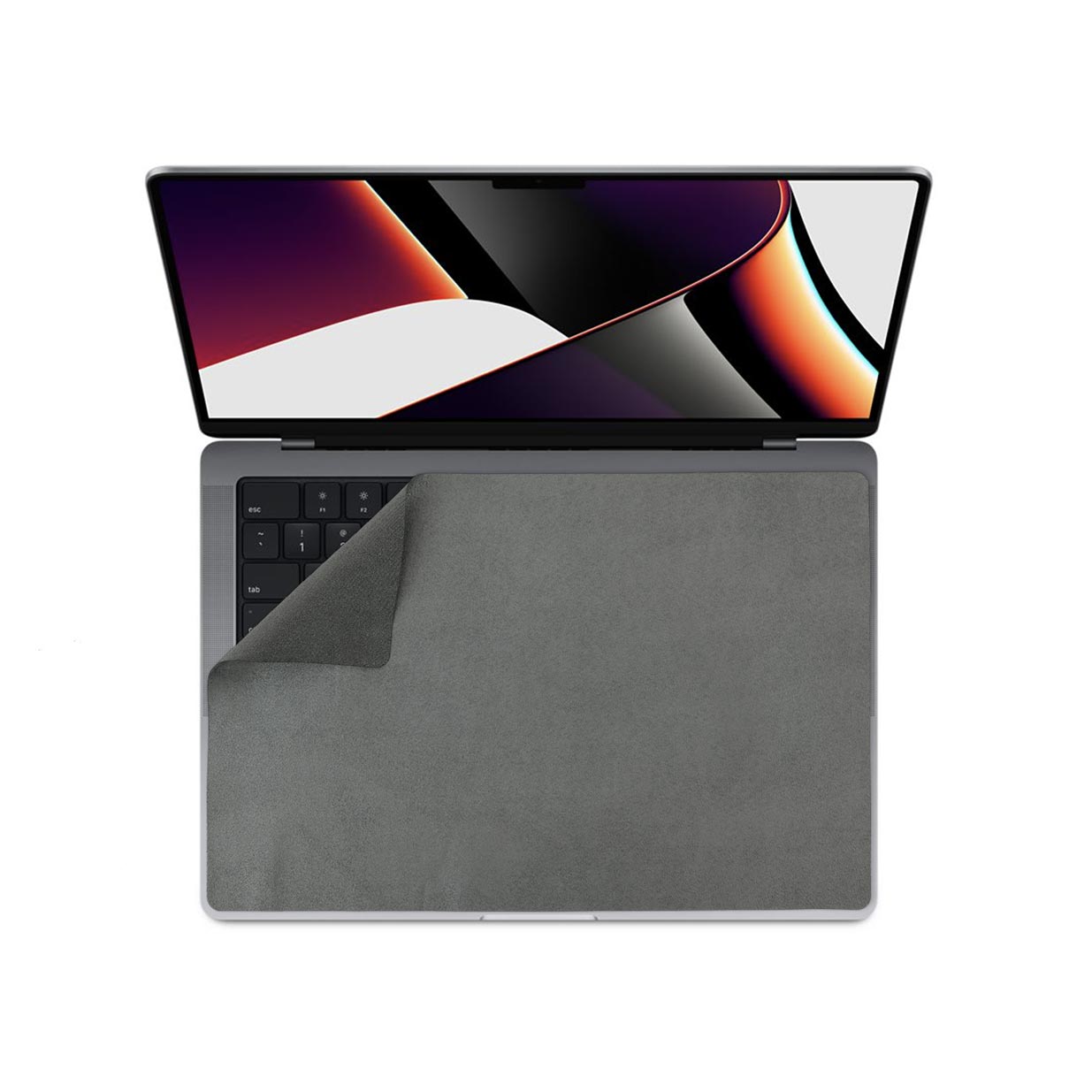 14" MacBook Pro TurboSuede Screen Protector Keyboard Cover Wipe 3-in-1 - ShaggyMax