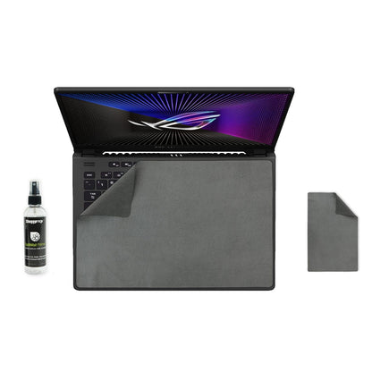 14" Turbo Pac Laptop Screen Protector Keyboard Cover Microfiber & Cleaning Kit - ShaggyMax