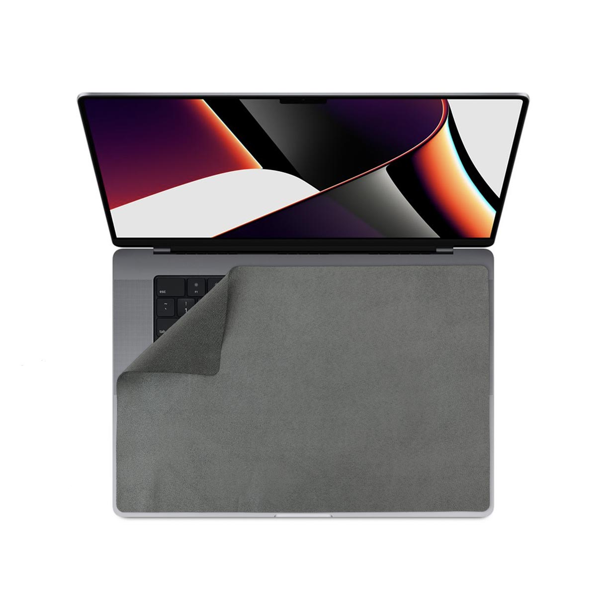 16" MacBook Pro TurboSuede Screen Protector Keyboard Cover Wipe 3-in-1 - ShaggyMax