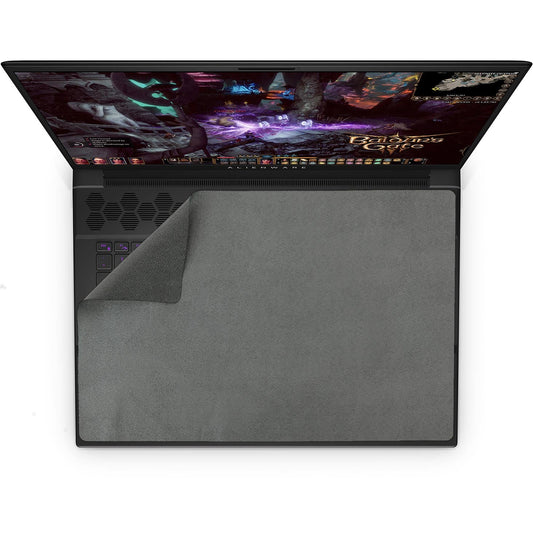 Custom Laptop Screen Protector for 18" Keyboard Cover TurboSuede Microfiber Wipe - ShaggyMax