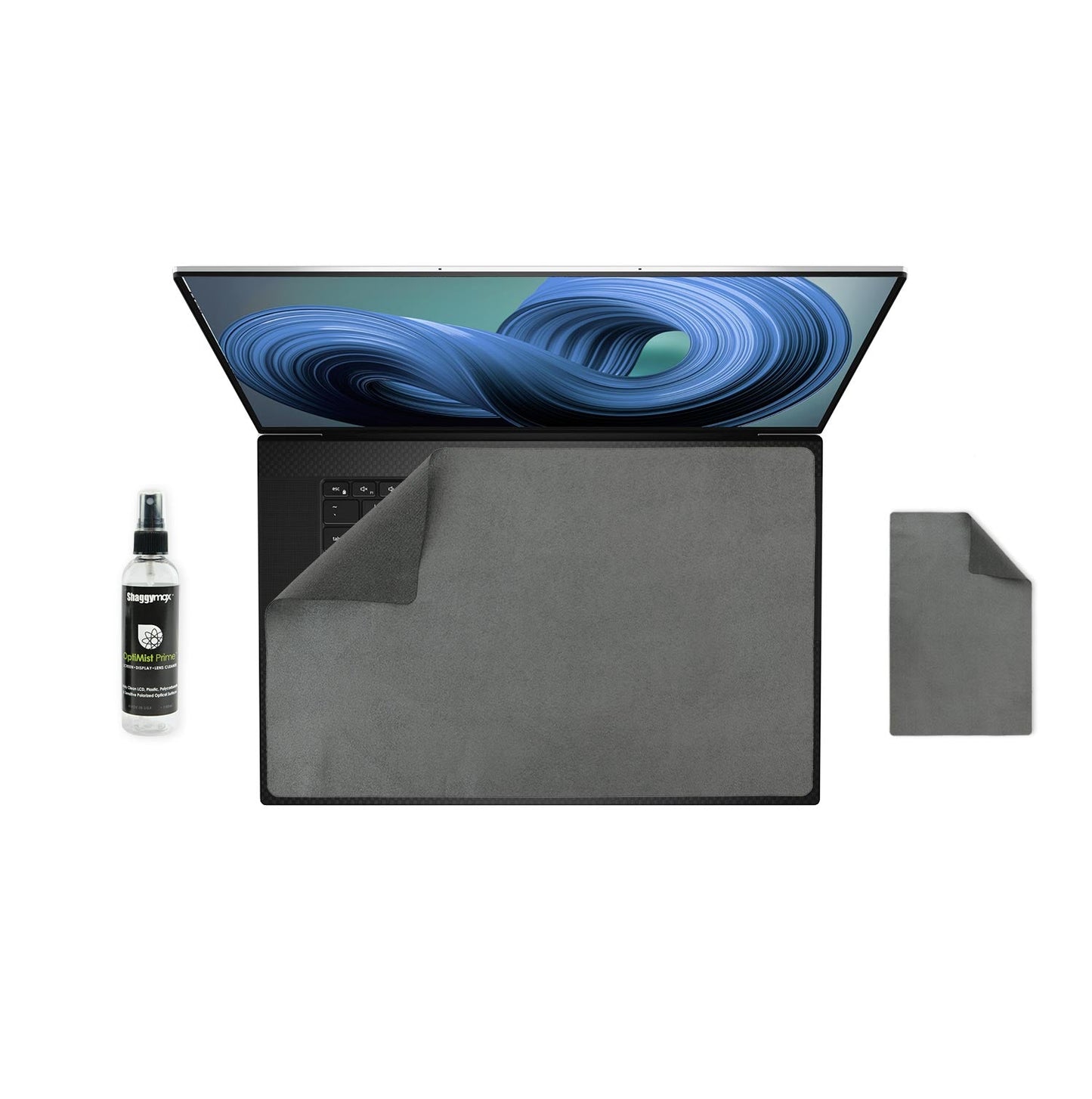Dell XPS 17 Turbo Pac Microfiber Screen Protector Keyboard Cover & Cleaning Kit - ShaggyMax